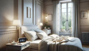 Transpiration pendant la nuit dans la chambre à coucher
